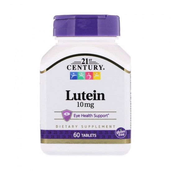 Лютеин 10 мг 60 таб 21st Century Lutein 10 мг 60 таб 21st Century