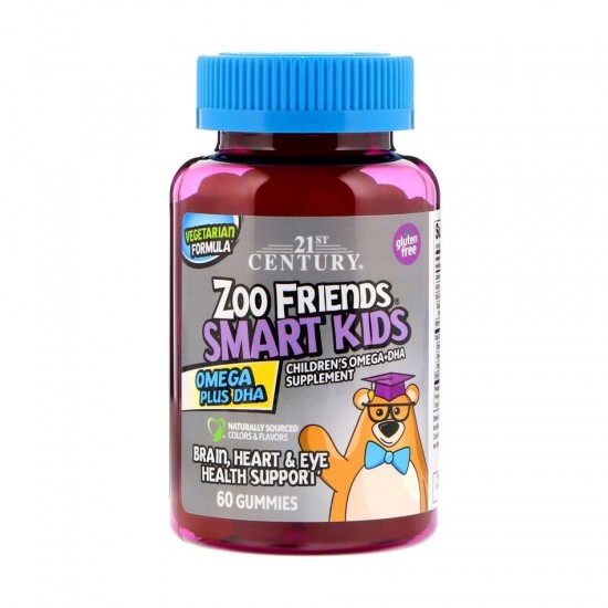 Zoo Friends Smart Kids Омега Плюс с ДГК 60 конф 21st Century Zoo Friends Smart Kids Omega Plus Dha 60 конф 21st Century