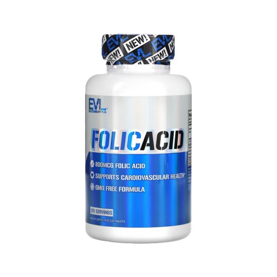 Folic Acid 120 таб EVLution Nutrition