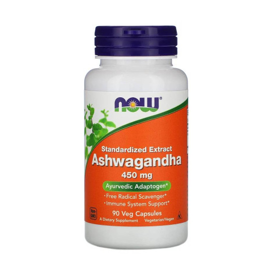 Ashwagandha 450 мг 90 кап Now Foods