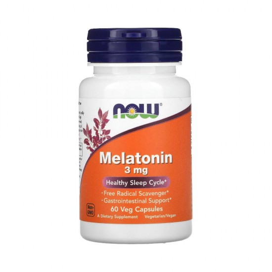 Мелатонин 3 мг 60 кап Now Foods Melatonin 3 мг 60 кап Now Foods