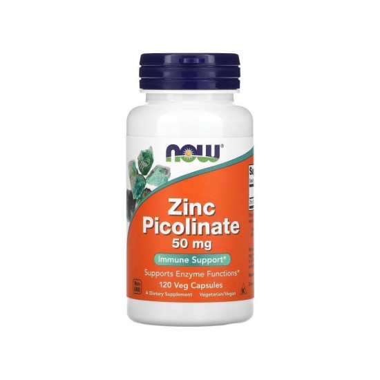 Цинк пиколинат 50 мг 120 кап Now Foods Zinc Picolinate 50 мг 120 кап Now Foods