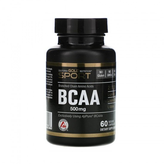 БЦАА 500 мг 60 кап California Gold BCAA 500 мг 60 кап California Gold