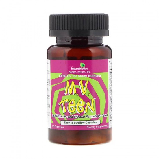 Мультивитамины M.V. Teen 90кап Futurebiotics M.V. Teen 90кап Futurebiotics