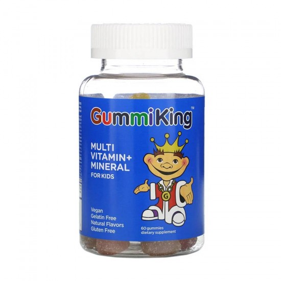 Мультивитамины и минералы 60 мармеладок Gummi King Multi Vitamin + Mineral 60 мармеладок Gummi King