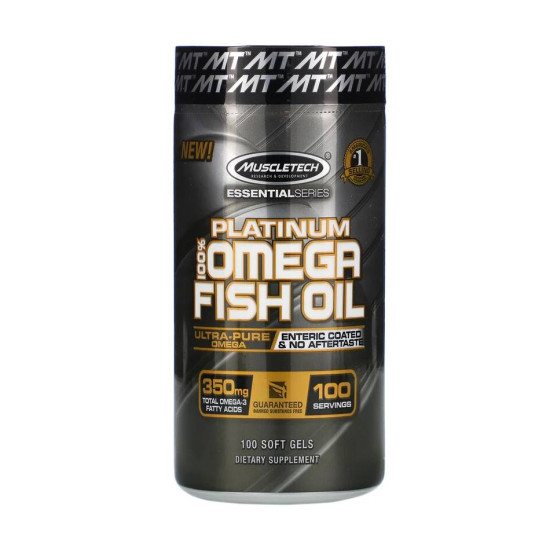 Platinum 100% Омега Рыбий жир 100 кап Muscletech Platinum 100% Omega Fish Oil 100 кап Muscletech
