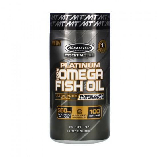 Platinum 100% Омега Рыбий жир 100 кап Muscletech Platinum 100% Omega Fish Oil 100 кап Muscletech