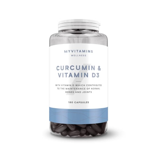 Curcumin & Vitamin D3 60 кап Myprotein