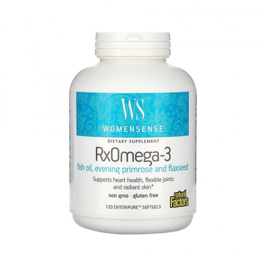 WomenSense RxOmega-3 120 кап Natural Factors WomenSense RxOmega-3 120 кап Natural Factors