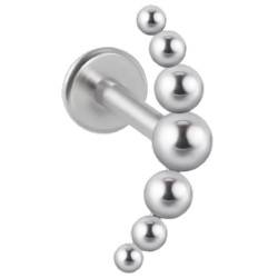 Пирсинг микролабрет титановый