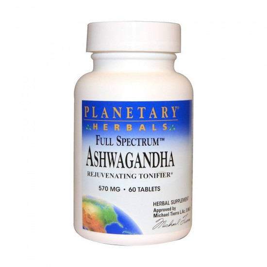 Ashwagandha Herbals 570 мг 60 таб Planetary Herbals Ashwagandha Herbals 570 мг 60 таб Planetary Herbals