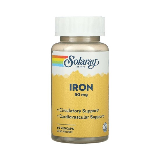 Iron 50 мг 60 кап Solaray