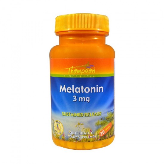 Мелатонин 3 мг 30 таб Thompson Melatonin 3 мг 30 таб Thompson